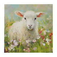 lamb/green-16"w x 16"h x 1"d